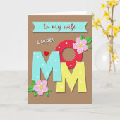 Süße Blumige Mutter Karte (Gelbe Blume)