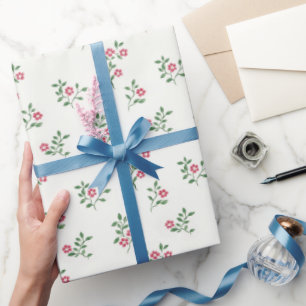 Süße Blütenknospen Geschenkpapier