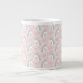 Süße Blütenmuster Jumbo-Tasse (Vorderseite)