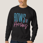 Süße Bögen oder Pfeile Geschlechtsenthüllungs-Part Sweatshirt (Vorderseite)