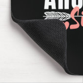 Süße Bogenschwester passende Familienteam-Foto Mousepad (Ecke)