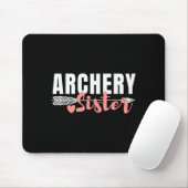 Süße Bogenschwester passende Familienteam-Foto Mousepad (Mit Mouse)