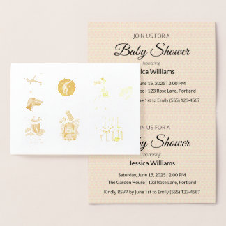 Süße Boho-Baby-Party UPDATE Folienkarte