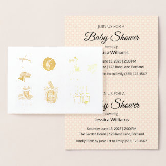 Süße Boho-Baby-Party UPDATE Folienkarte