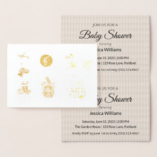 Süße Boho-Baby-Party UPDATE Folienkarte