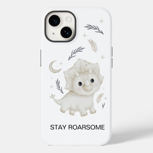 Süße Boho-Dinosaurier-iPhone-Hülle - Bleib Roarsom Case-Mate iPhone Hülle (Rückseite)