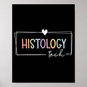 Süße Boho Histologie Tech Medizin Labor Technikeri Poster