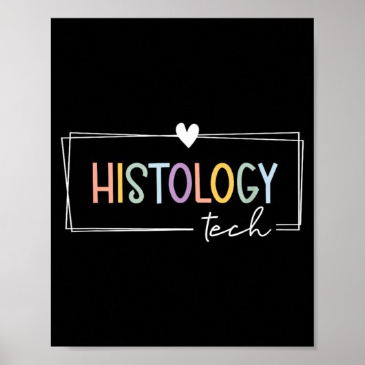 Süße Boho Histologie Tech Medizin Labor Technikeri Poster (Vorne)