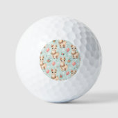 Süße Boho-Lama Golfball (Vorderseite)