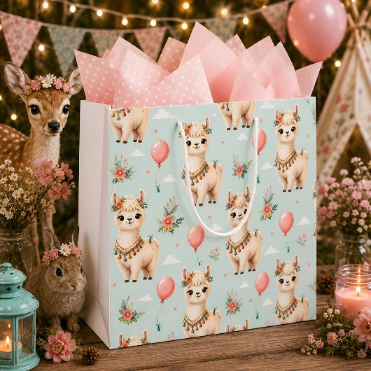 Süße Boho-Lama-Großpackung Große Geschenktüte