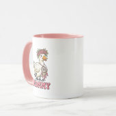 Süße Boho-Mama-Wortkunstgans Tasse (Vorderseite Links)
