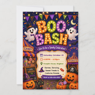 Süße Boo-Bash-Grusel-Feier Einladung