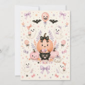 Süße Boo-Bash-Halloween-Party Einladung (Rückseite)