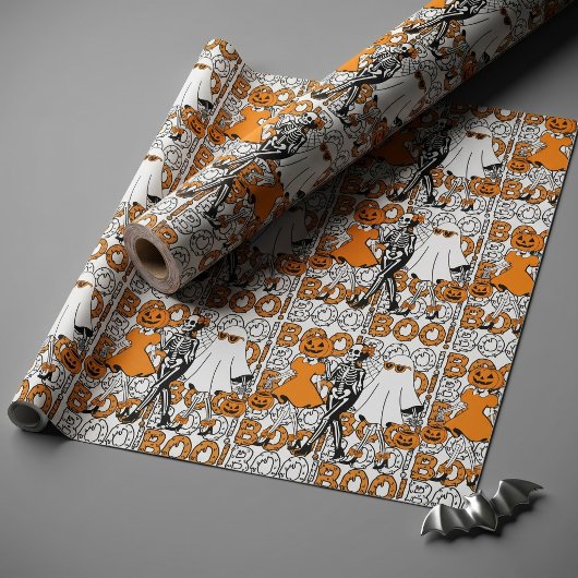 Süße Boo-Crew-Halloween-Freunde Geschenkpapier