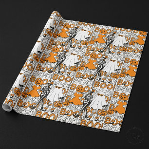 Süße Boo-Crew-Halloween-Freunde Geschenkpapier