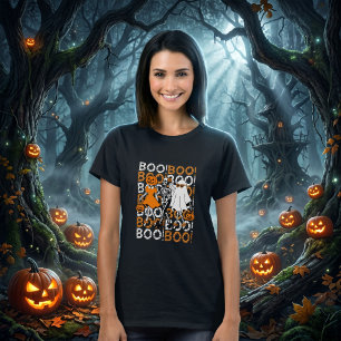 Süße Boo-Crew-Halloween-Freunde T-Shirt