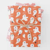 Süsse Boo Halloween Geschenkpapier Set (Beispiel)