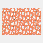 Süsse Boo Halloween Geschenkpapier Set (Vorderseite)