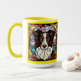 Süße Border Collie Kaffeetasse
