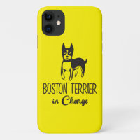 Süße Boston Terrier Welpe Hundemama Fellmama Gelb