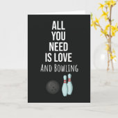 Süße Bowling-Karten Bowling Strike Ball Sport Karte (Gelbe Blume)