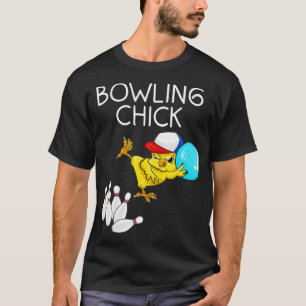 Süße Bowling-Mädchen Sportlerin Athletin Lustiges  T-Shirt