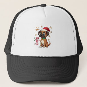 Süße Boxer-Hund-Hund Weihnachten Schön Habe mein B Truckerkappe