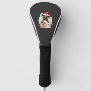 Süße Boxer-Hund-Hunde-Weihnachten Schön Habe mein Golf Headcover