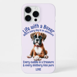 Süße Boxer-Hund Leben iPhone 16 Pro Max Hülle