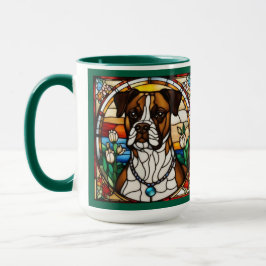 Süße Boxer Keramik-Kaffeetasse Tasse
