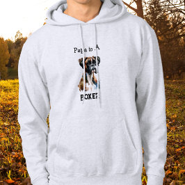 Süße Boxer Papa Braun Personalisieren Hoodie