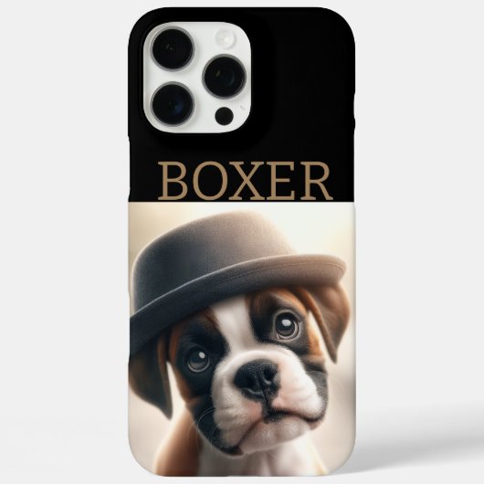 Süße Boxerwelpe – Stylische Hundekunst Case-Mate iPhone Hülle (Rückseite)