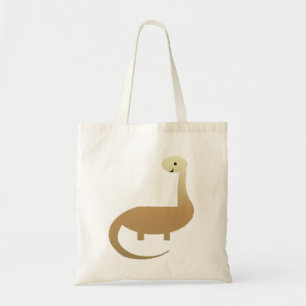 Süße braune Dinosaurier-Tasche Tragetasche