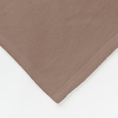 Süße braune Eule Fleecedecke (Ecke)