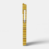 Süße braune goldene Streifen Case-Mate iPhone Hülle (Rückseite / Links)