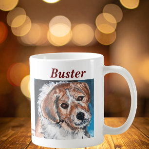 Süße Braune & Schwarze INDIVIDUALISIEREN Beagle Kaffeetasse