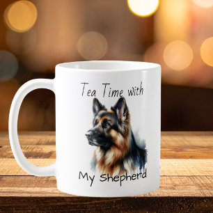 Süße Braune & Schwarze Mein Hirten Kaffee Becher Kaffeetasse