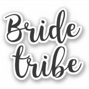 Süße Braut Tribe Aufkleber