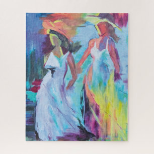 Süße Brise Impressionistische Frauen Puzzle