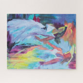 Süße Brise Impressionistische Frauen Puzzle (Horizontal)
