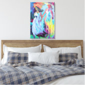Süße Brise Originalgemälde Leinwanddruck (Insitu (Schlafzimmer))