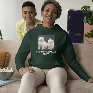 Süße britische Kätzchen Tiefes Wald Custom Haustie Hoodie