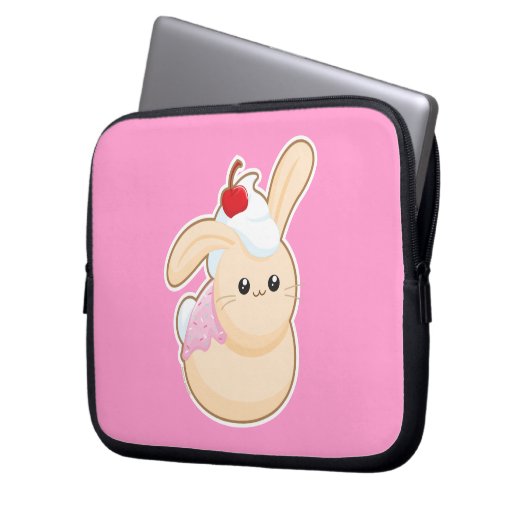 Süße Brötchen Laptopschutzhülle (Vorderseite Links)