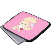 Süße Brötchen Laptopschutzhülle (Vorne Knopf)