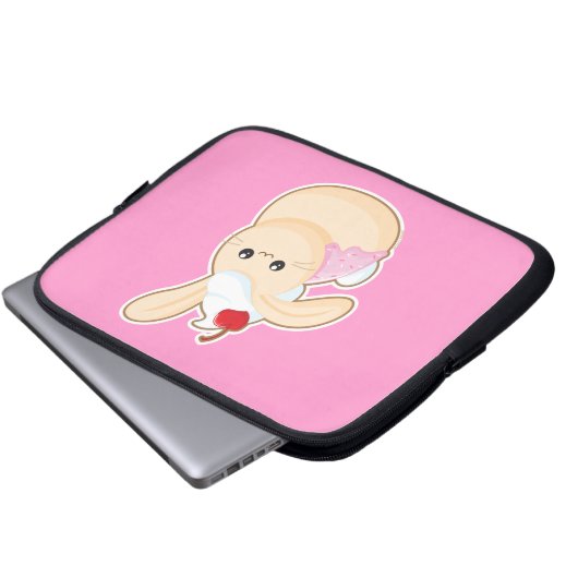 Süße Brötchen Laptopschutzhülle (Vorne Knopf)