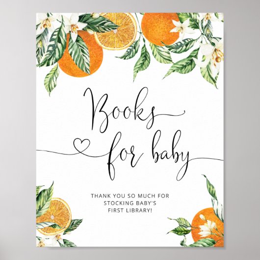 Süsse Bücher für das Baby. Bücher für Säuglinge Poster (Vorne)