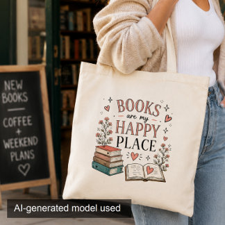 Süße Buchliebhaber-Glückstasche Reader Tote Bag Tragetasche