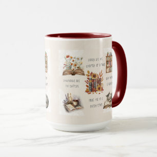 Süße Buchliebhaber-Zitat-Hülle Tasse