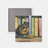 Süsse "Buchshelf" Magnet (Vorderseite/Rückseite)