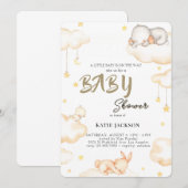 Süße Budget-Baby-Party Einladung (Vorne/Hinten)